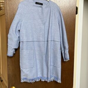 Beautiful Zara jacket with fringed detailing